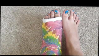 Video 206408501: webcam foot fetish, foot fetish hd, straight foot, toe nails, foot cast