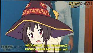 Watch the video about MEGUMIN Konosuba 2D Real Anime Big Japanese Ass Booty Cosplay Hentai Kono Subarashii Sekai porn sex