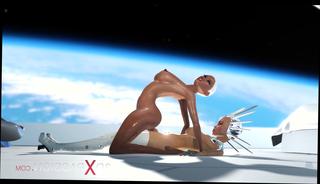 Watch the video about Super sexy android dickgirl fucks a hot ebony on a spaceship