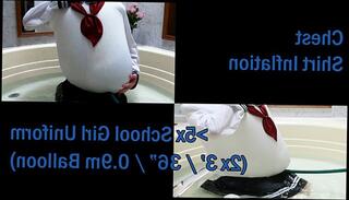 Video 1392557203: inflation fetish, fetish solo, solo amateur toys, breast inflation, boobs inflation, big breast fetish, solo male toy, male belly inflation, fat inflation, uniform fetish, cosplay fetish