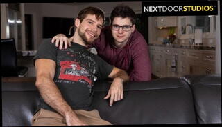 Watch the video about Geeky Swinger Will Braun Bottoms For Friend's BF (Part 2)