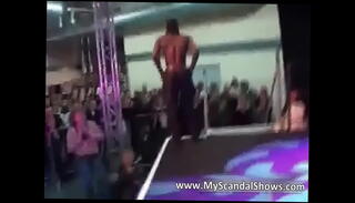 Watch the video about Two male strippers show their skillz