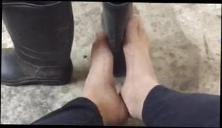 Video 282115401: gay man feet, boots feet