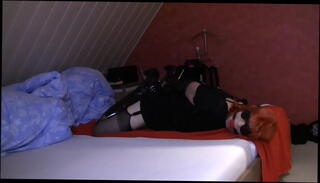 Video 717621955: sissy crossdresser shemale, hogtied bondage