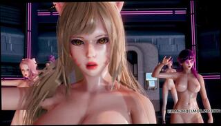 Watch the video about [MMD] Dreamcatcher - SCREAM Striptease Ahri Akali Kaisa Evelynn Seraphine KDA League of Legend