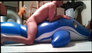 Video 124041301: riding inflatable, huge inflatable, inflatable humping, inflatable love, gay love, man gay, cum