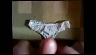 Watch the video about Taking and cumming in panties