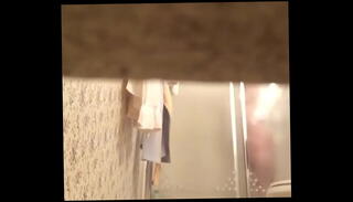 Video 308827685: girl taking shower, spy girl