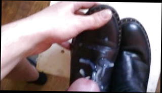 Video 177064601: gay man cum, cum boots, leather cum, very hard cock, horny