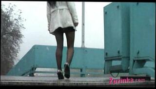 Video 38494635: student upskirt, stockings upskirt, public upskirt, beautiful student