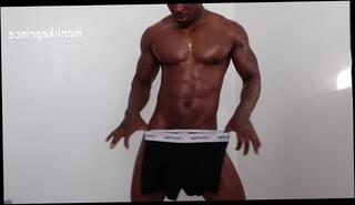 Watch the video about Irresistible Black Man Dance Naked