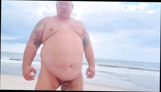 Watch the video about Midget Musclebear with a Fat Ass Has a Huge Hands Free Cum