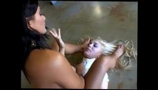 Video 166958835: sandra romain, annette schwarz, lesbian face slapping, lesbian facesitting, slap face rough