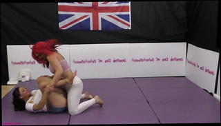 Watch the video about BRA & PANTIES MATCH (STRIP WRESTLING) - Loser gets Diapered