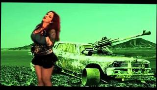 Watch the video about Sabrina Sabrok - The Blitzkrieg Bop (Official Video Clip) Rockstar largest Boobs