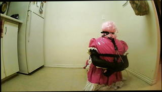 Video 269311901: sissy self bondage, gay man sissy, self bondage tied