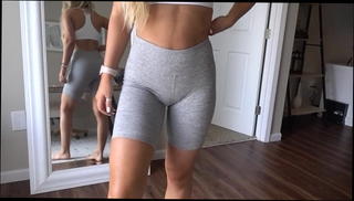 Video 807235001: gym leggins, gym cameltoe, gym voyeur, straight gym, straight american