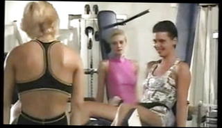 Video 9789601: lady d, vintage lesbian, vintage pornstar, vintage straight, vintage gym