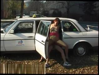 Video 984622904: public nudist, horny taxi