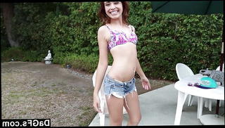 Watch the video about Dagfs - Kaylee Haze Shows Off Her Tiny Teen Body