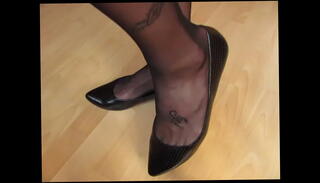 Video 1610420415: crossdresser nylon feet, nylon feet fetish, gay feet fetish, nylon feet legs, nylon stockings feet, nylon gay man, nylons leather, black nylon, tattoo crossdresser