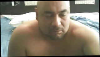 Video 285417301: daddy bear wanking, daddy bear masturbation, gay daddy bear, fat daddy gay, latin wanking, bald daddy, latino wanking