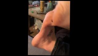 Video 1471306203: amateur teen feet, dick big feet, feet handjob, amateur teen handjob