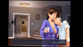 Watch the video about Summertime Saga Part 10 - Step Son Dreams about Landlady's Huge Boobs