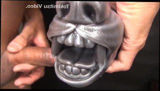 Watch the video about Werewolf muzzle blowjob