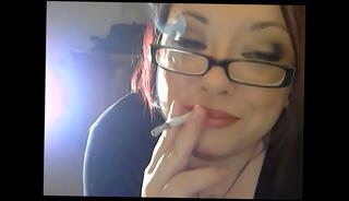 Video 1244850505: femdom fetish mistress, chubby bbw girl, smoking fetish mistress, chubby bbw fat, fetish smoking cigarette, chain smoking, bbw smoker, slim bbw, british bbw