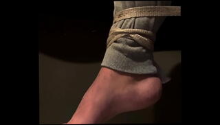 Video 1619932105: gay feet fetish, bdsm feet, gym feet, feet tied, man feet