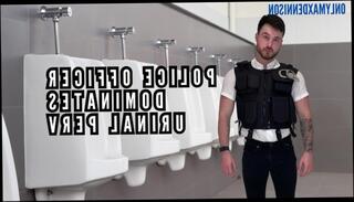 Video 1596656953: fetish gay solo, domination pov, solo male pov, fetish amateur gay, police domination, office domination, urinal