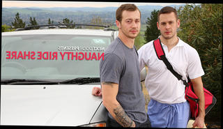 Watch the video about Mark Long & Brenner Bolton in Naughty Ride Share XXX Video