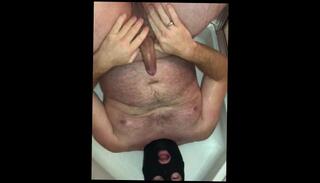 Watch the video about Legs Up Self Facial, Cum and Piss Slut Covers His Face and Fills His Mouth