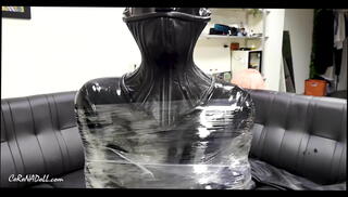 Video 870548705: latex bdsm fetish, latex catsuit sex, latex bondage, fetish sex toy, latex vibrator, leather latex