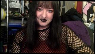 Watch the video about Sexy goth girl webcam show chat