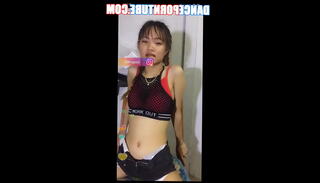 Watch the video about Thai whore dancing and grinding her pussy on the chair